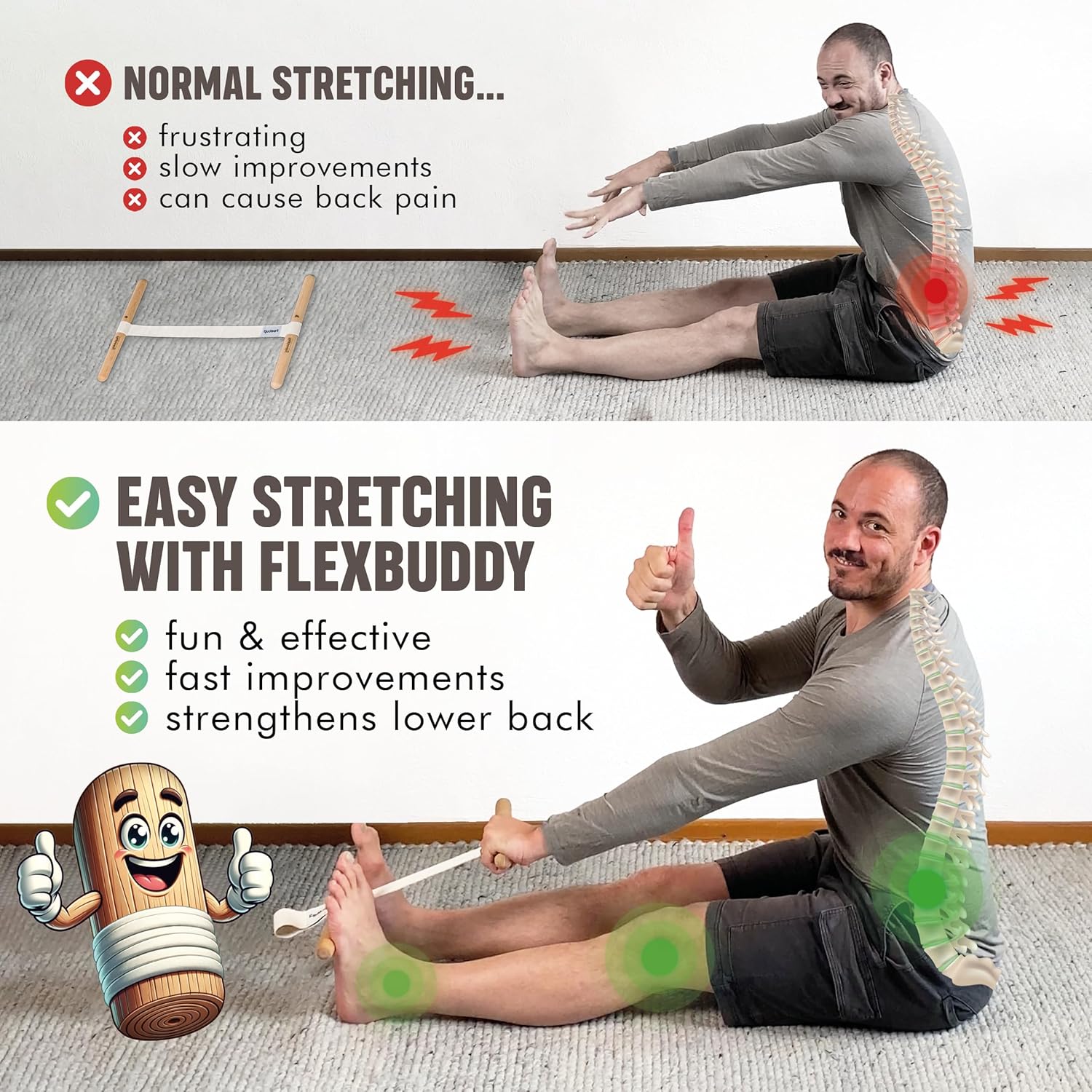 Stretcher per muscoli posterio - Yoga Of Fitness recensione e prezzo