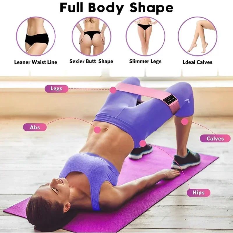 Fasce Elastiche in Tessuto per - Yoga Fitness Resistance Band recensione e prezzo