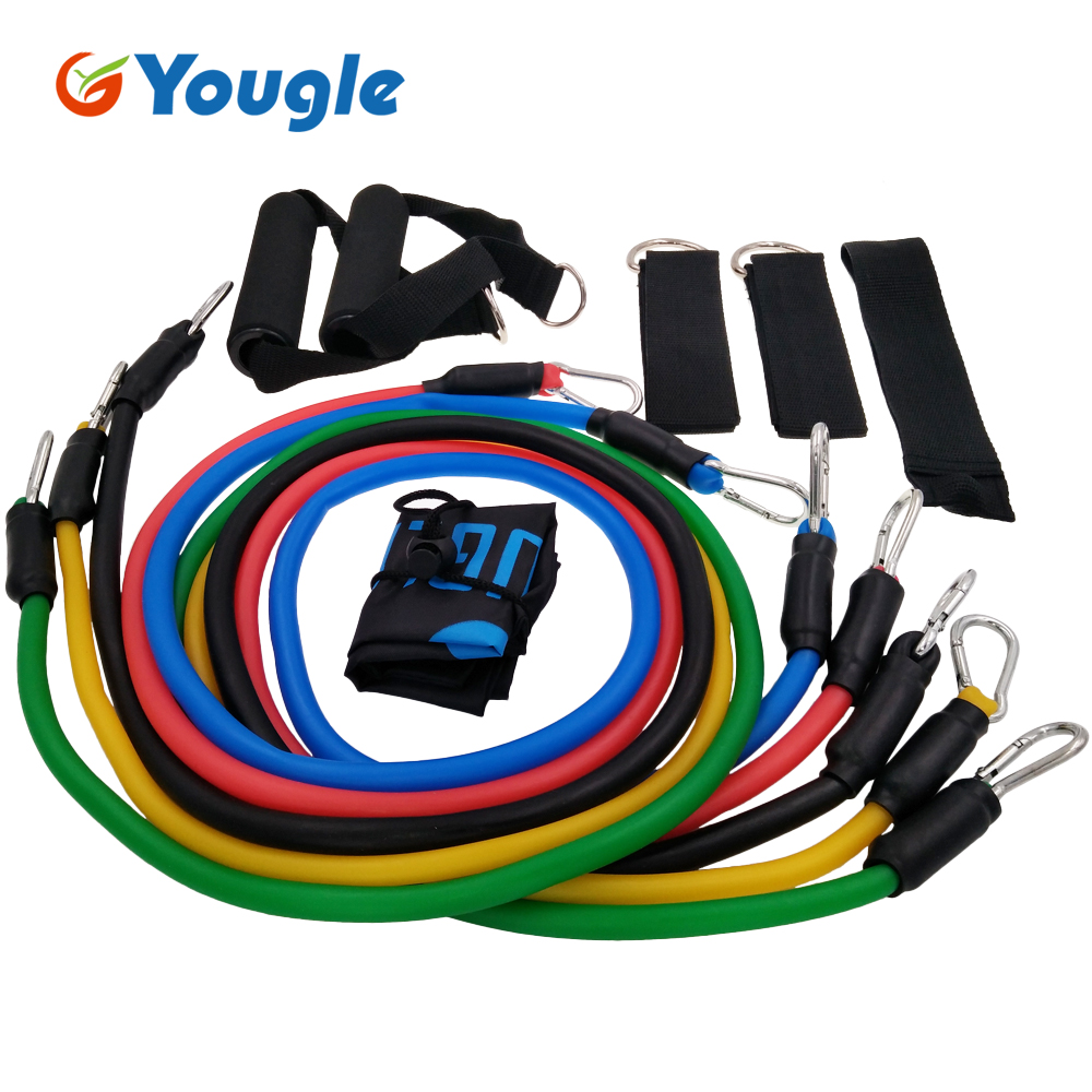 YOUGLE 11 pz/set tirare la cor - Yoga Fitness Resistance Band recensione e prezzo